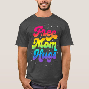 Camiseta Madre libre LGBTQ abraza orgullo gay aliado LGBT a