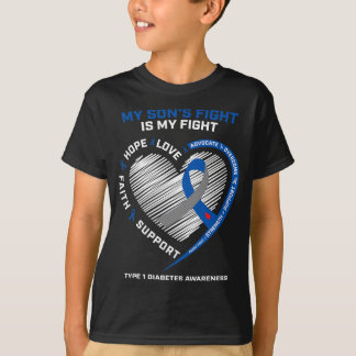 Camiseta Madre madre de T1D padre lucha contra la diabetes