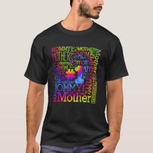Camiseta Madre madre del tinte de los tiros Día de la Madre