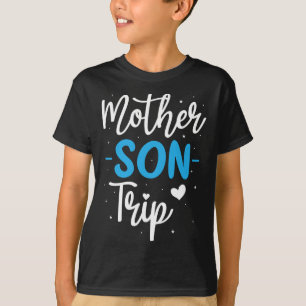 Camiseta Madre madre hijo viaje en crucero de vacaciones fa