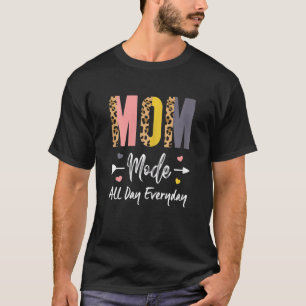 Camiseta Madre Madre Madre Día Leopardo Mami Est 2022 Nueva