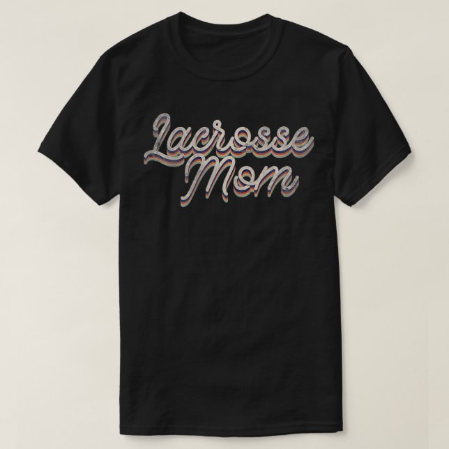 Camiseta Madre madre madre Lacrosse LAX jugador entrenador  (Diseño del anverso)