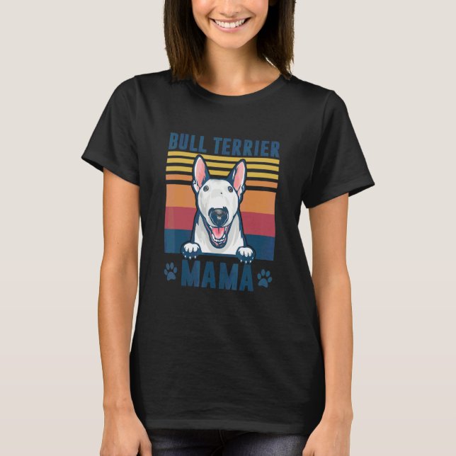 Camiseta Madre madre madre madre madre de perro retro 1 (Anverso)