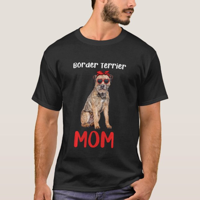 Camiseta Madre madre mamá dueña del perro, mujer divertida (Anverso)