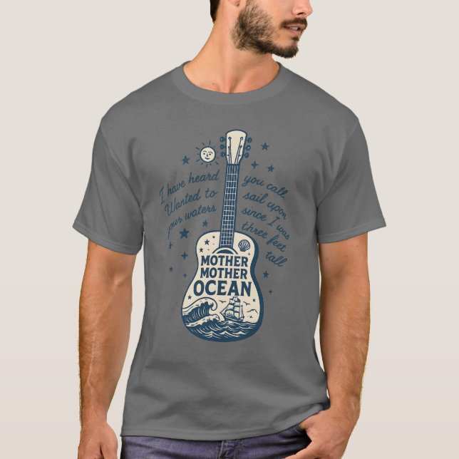 CAMISETA MADRE MADRE OCEAN (Anverso)