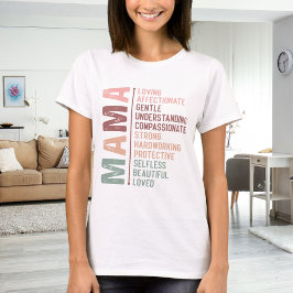 Camiseta Madre madre palabra arte amor