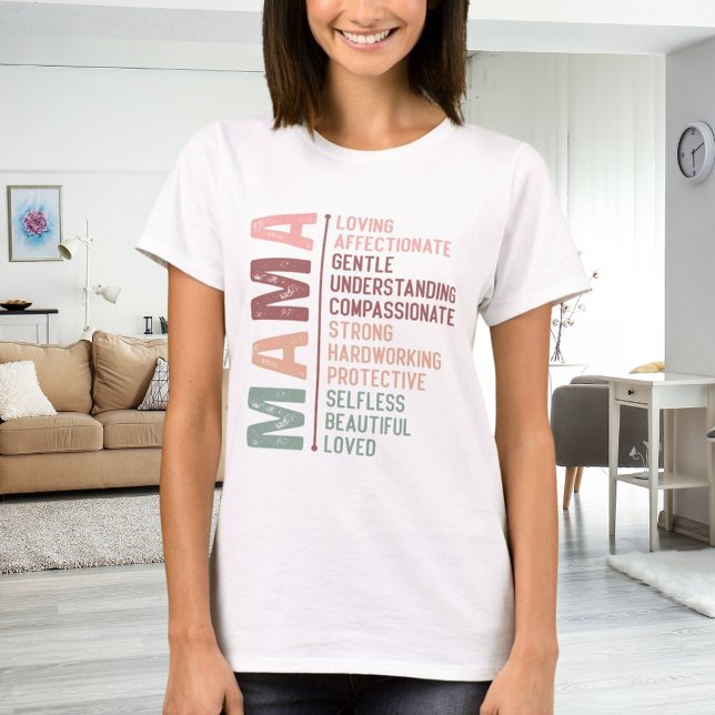 Camiseta Madre madre palabra arte amor (Subido por el creador)