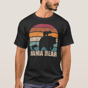 Camiseta Madre madre retro mujer oso de madre Día de la Mad