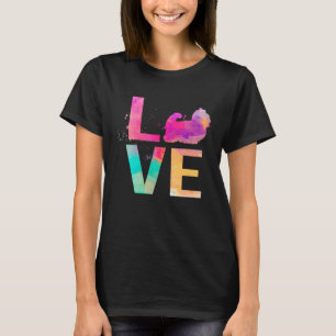 Camiseta Madre maltesa del perro colorida