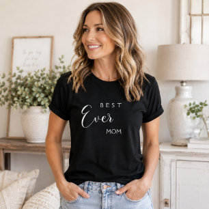 Camiseta Madre mamá la mejor de todas negra