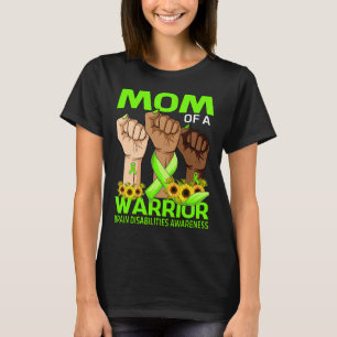 Camiseta Madre Mano De Un Guerrero Con Discapacidad Cerebra