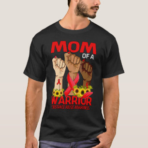 Camiseta Madre Mano De Un Guerrero Concienciación Sobre El 