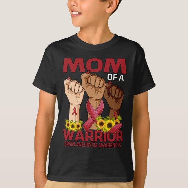 Camiseta Madre Mano De Un Sol De Conciencia Sobre El Aneura (Anverso)
