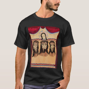 Camiseta Madre María Jesucristo Pintura de arte de la Coron
