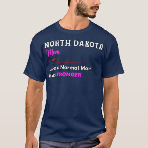 Camiseta Madre más fuerte de Dakota del Norte