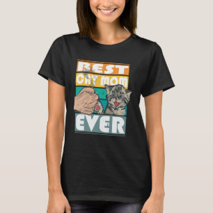 Camiseta Madre mejor felina en el día de la madre, mamá ado