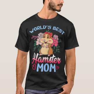 Camiseta Madre mejor hámster de los mundos de las mujeres -