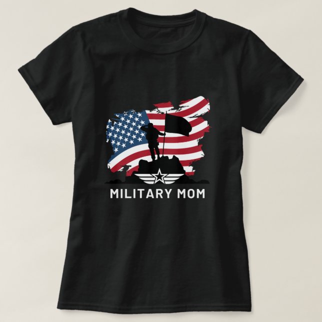 Camiseta Madre militar (Diseño del anverso)