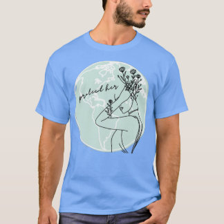 Camiseta Madre Naturaleza salva nuestro planeta