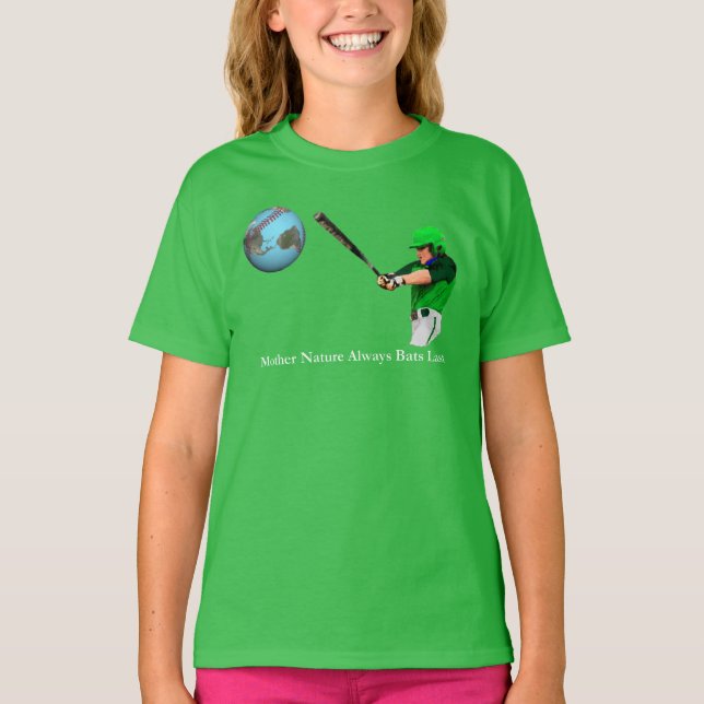 Camiseta Madre Naturaleza siempre bate al último (Anverso)
