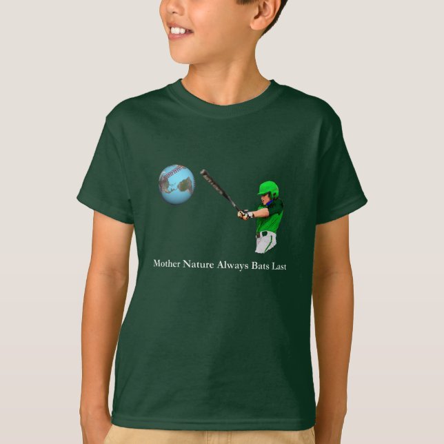 Camiseta Madre Naturaleza siempre bate al último (Anverso)