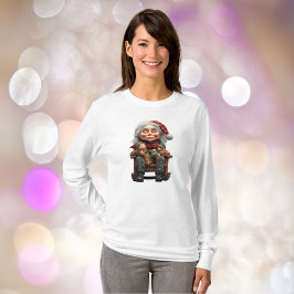 Camiseta Madre Navidad II Tee femenino