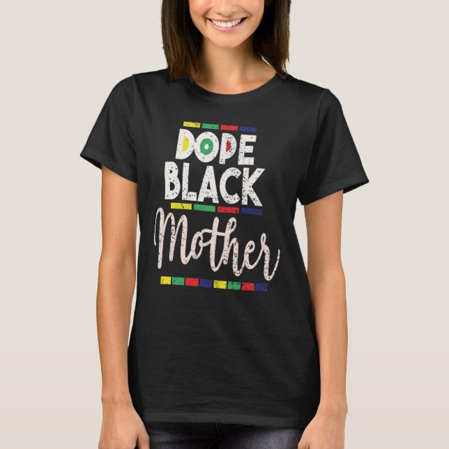 Camiseta Madre negra, Día de la Madre afroamericano (Anverso)