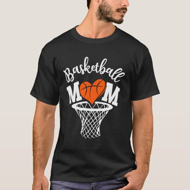 Camiseta Madre Novedad de baloncesto con problemas madre (Anverso)