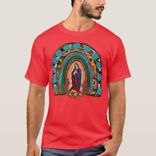 Camiseta Madre Nuestra Señora Virgen de Guadalupe Abuela Me