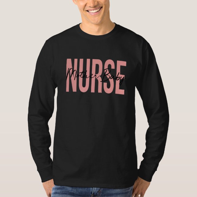 Camiseta Madre Nurja Pies Obstétricos Estetoscopio de bebé (Anverso)