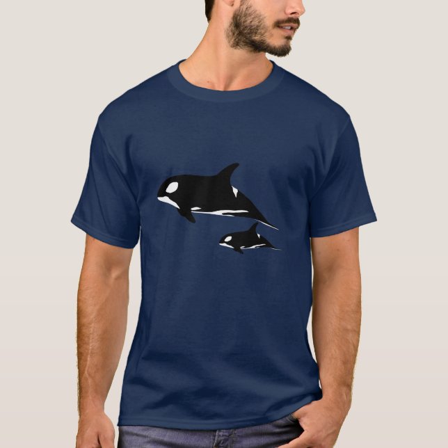 Camiseta Madre Orca y ternera (Anverso)