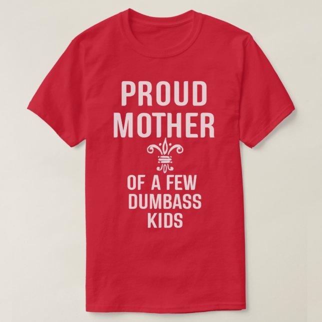 Camiseta Madre orgullosa (Diseño del anverso)