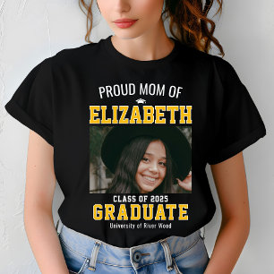 Camiseta Madre Orgullosa Clase Personalizada Graduado Padre