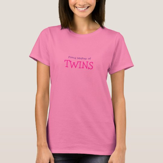 Camiseta Madre orgullosa de gemelos