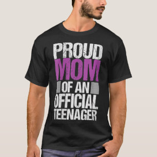 Camiseta Madre orgullosa de madre de adolescente oficial 13