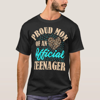 Camiseta Madre orgullosa de madre de un adolescente oficial