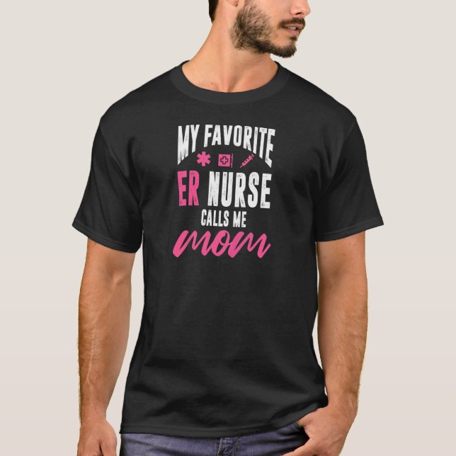 Camiseta Madre Orgullosa De Una Emergencia N (Anverso)