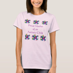 Camiseta Madre orgullosa del niño autístico