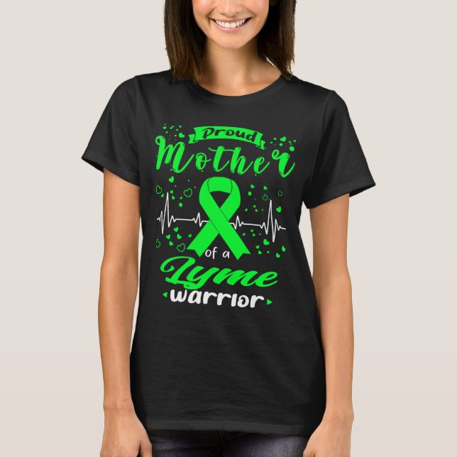 Camiseta Madre Orgullosa Guerrera de LIME (Anverso)