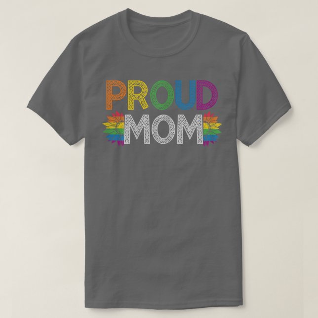 Camiseta Madre orgullosa madre LGBT Mes de orgullo LGBT  (Diseño del anverso)
