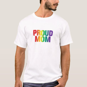 Camiseta Madre orgullosa T: Mes de conciencia del orgullo L