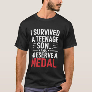 Camiseta Madre Padre Adolescente Superviviente Hijo Adolesc