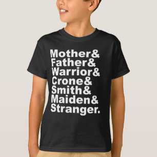 Camiseta Madre & Padre & Guerrero & Bruja & Herrero & Donce