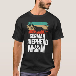 Camiseta Madre pastora alemana de pastor de perro pastor de