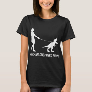 Camiseta Madre pastora alemana Dinosaur GSD Dueñas de Trex