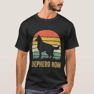 Camiseta Madre pastora alemana retro regalo Perro madre mad