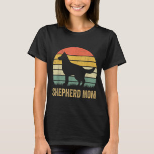 Camiseta Madre pastora alemana retro regalo Perro madre mad