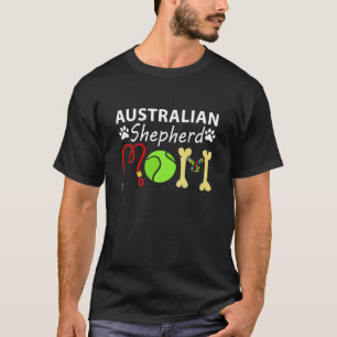 Camiseta Madre pastora australiana Aussie Dog Mama Da
