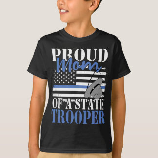 Camiseta Madre Patriótica de un oficial de policía estatal