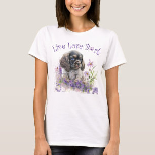 Camiseta Madre Perro Cocker Spaniel Floral